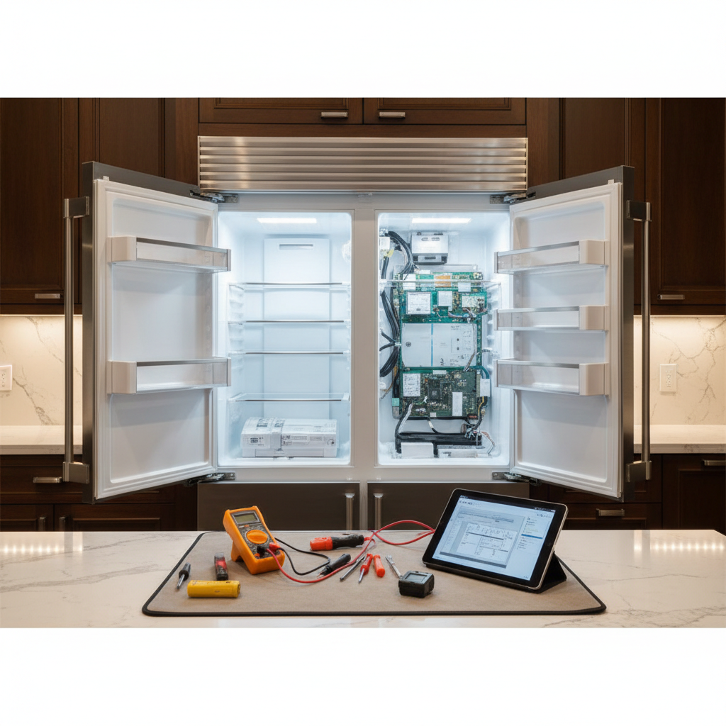 Premium refrigerator diagnostic service